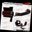 USエアインテーク インナーダクト Rtunesマットブラック/レッド07-08 Silverado / Sier ra 4.8 / 5.3 / 6.0L V ...