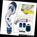 USエアインテーク インナーダクト BCPブルー08-14三菱ランサー2.0L 2.4L L4ショートラムエアインテーク+フィルター BCP BLUE 08-1...