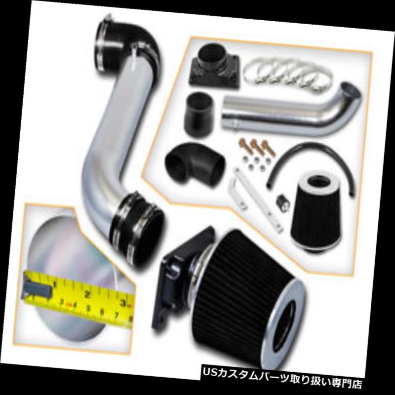 USエアインテーク インナーダクト BCP BLACK 99-03ギャラント2.4 L4 / 3.0 V6ショートラムエアインテークレーシングシステム+フィルター BCP BLACK 99-03 Galant 2.4 L4/3.0 V6 Short Ram Air Intake Racing System + Filter