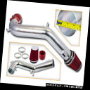 USエアインテーク インナーダクト BCP RED 2015-2017フォードマスタング5.0L V8冷気吸気インダクションキット+フィルター BCP RED ...