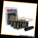 USナット MUTEKI SR48ホイールラグナット12X1.25 1.25 ACORNリム拡張オープンエンド20 TI-C S MUTEKI SR48 WHE...