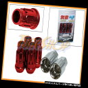 USナット MUTEKI SR48 4ホイールロックナッツセット12X1.5 1.5 ACORNリムオープンエンドレッドL MUTEKI SR48 4 WHEE...
