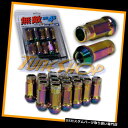 USナット MUTEKI SR48ホイールラグナット12X1.5 1.5 ACORNリム拡張オープンエンド20 NEO-C U MUTEKI SR48 WHEE...