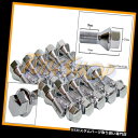 USナット 20 28MMチューナーホイールリムボルトナット12x1.5 12 1.5コーンテーパーコニカルクローム 20 28MM TUNER WHEELS ...