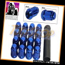 USナット 16 GORILLA SPLINEチューナーロックラグナット12X1.5 1.5 ACORNホイールリムブルークローズU 16 GORILLA SP...