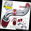 USエアインテーク インナーダクト 07-10ダッジニトロ3.7 V 6コールドエアインテーク+ REDフィルター3