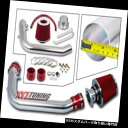 USエアインテーク インナーダクト JDM RED 95-98 240SX S14シルビア2.4 Lコールドエアインテークインダクションキット+フィルター2.5...