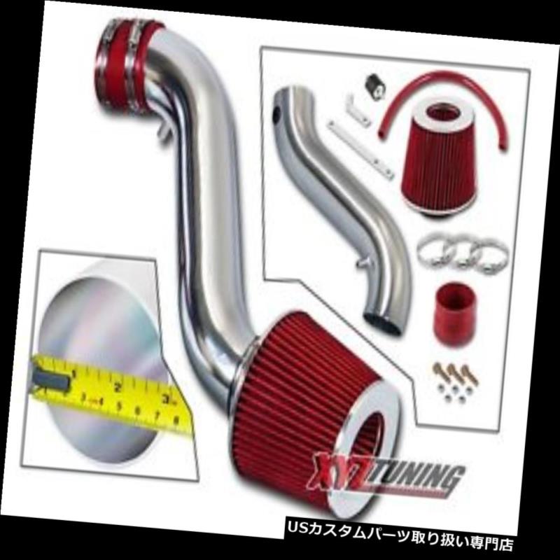 USエアインテーク インナーダクト 08-10チャレンジャー3.5 V6レーシングエアインテーク+ REDフィルター3 