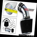 USエアインテーク インナーダクト ブラックショートラム吸気キット+ 93-98 Jetta / Golf / Cab用フィルター rio 2.0L L4 BL...