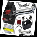USエアインテーク インナーダクト 02-08ラム1500/2500 4.7L / 5.7L V8のための赤い熱シールド冷気取り入れ口+フィルター RED He...