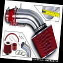 USエアインテーク インナーダクト 11-13アクセント/ Veloste r / Elantra 1.6L / 1.8L L4用REDショートラム吸気+フィル...