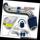 USエアインテーク インナーダクト ブルーショートラムエアインテークキット+ 99-04グランドチェロキー4.7L V8用フィルター BLUE Short Ra...