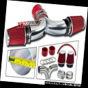 USエアインテーク インナーダクト RED 2006 2007 2008 Ram 1500 5.7 L HEMI V 8デュアルツインエアインテークキット+フィ...