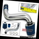USエアインテーク インナーダクト 青短いラム空気吸入誘導キット+ 92-95 S-10 /ブレザー4.3L V6用フィルター BLUE Short Ram Air Intake Induction Kit + Filter For 92-95 S-10/Blazer 4.3L V6