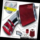 USエアインテーク インナーダクト 06-07ポンティアックG6 3.9L V6のための赤い短いラム空気取り入れ口の誘導キット+フィルター RED Short Ram Air Intake Induction Kit + Filter For 06-07 Pontiac G6 3.9L V6
