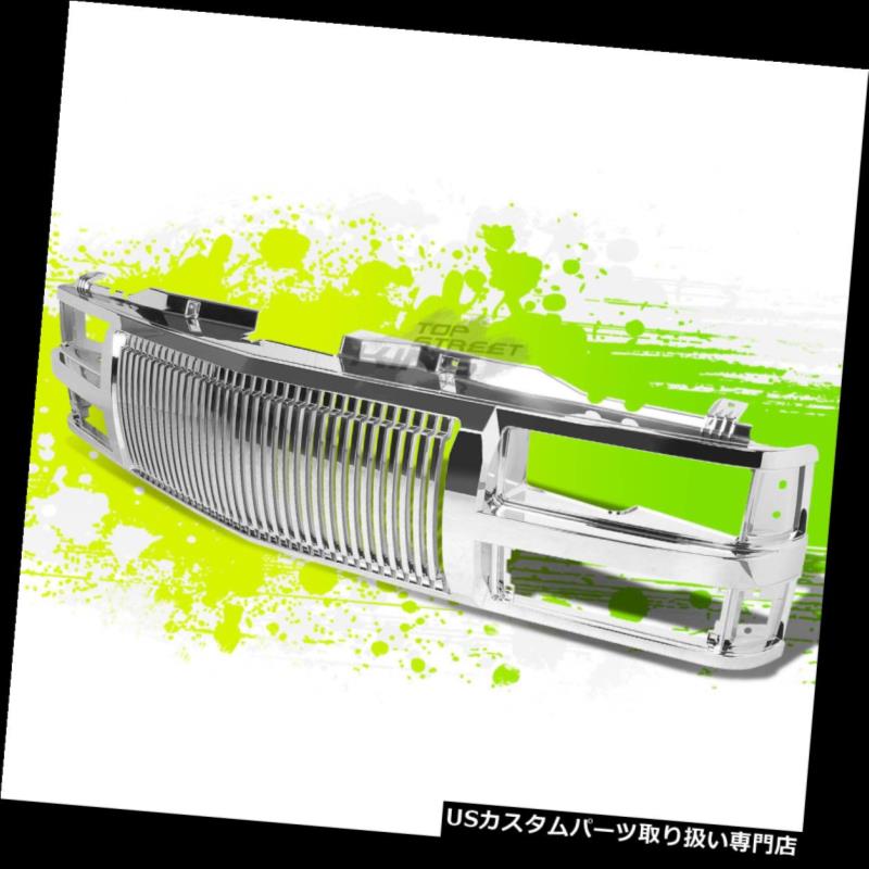 グリルガード 94-00 C10 C / K / TAHOE / BLAZ ER用クロームABSフレームバンパー/フード垂直グリルガード CHROME ABS FRAME BUMPER/HOOD VERTICAL GRILL GUARD FOR 94-00 C10 C/K/TAHOE/BLAZER