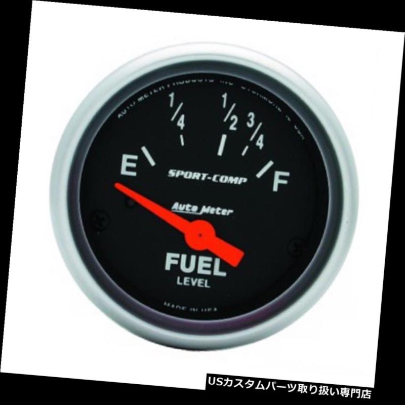 タコメーター オートメーター3318ブラック燃料レベルエアコア2-1 / 16 