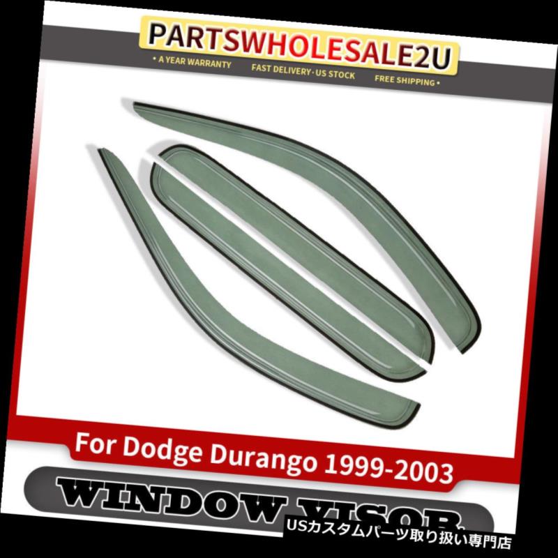 ٥ȥХ ɥХ 쥤󥬡 åǥ99-0300-034xɥХ٥ȥ쥤󥬡ɥ 4x Window Visors Vent Rain Guards Shields For Dodge Durango 99-03 Dakota 00-03
