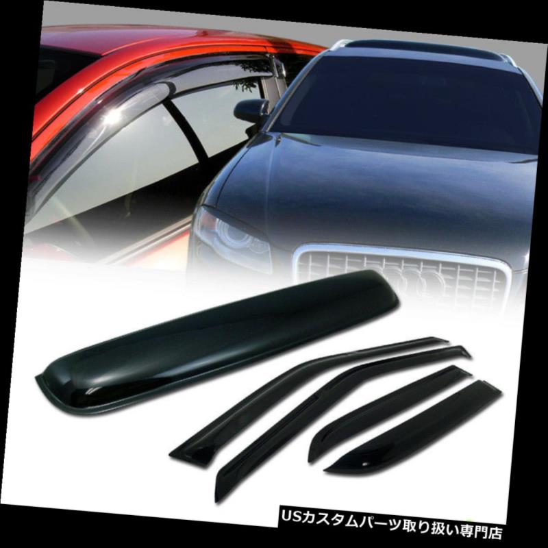 ベントバイザー ドアバイザー レインガード サンレインウィンドベントウィンドウバイザー+ Moonroof f Moonroofディフレクター90-93アコードセダン Sun Rain Wind Vent Window Visors+Moonroof Moon Roof Deflector 90-93 Accord Sedan
