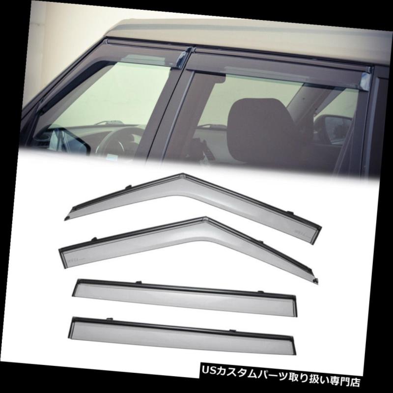 ٥ȥХ ɥХ 쥤󥬡 KIA10-13֥åȥ[åON]ɥ٥ȥХ쥤󥬡ɥǥե쥯 For Kia Soul 10-13 Black Trim[Clip ON] Window Vent Visor Rain Guard Deflector