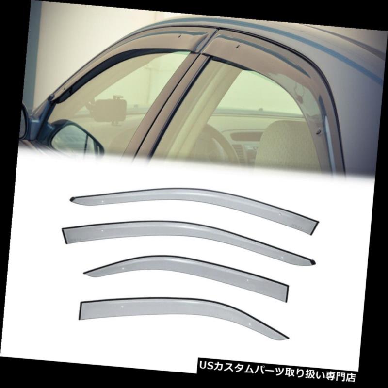 ベントバイザー ドアバイザー レインガード トヨタカムリ02-06 SE用[クリップON]サイドウィンドウベントバイザーレインガードデフレクター For Toyota Camry 02-06 SE [Clip ON]Side Window Vent Visor Rain Guard Deflector