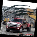 ベントバイザー ドアバイザー レインガード フォードF - 250のF - 350拡張キャブ1999年 - 2012年のための4Xウィンドウベントバイザーサンレ...