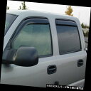 ベントバイザー ドアバイザー レインガード Dodge Ram Quad Cab 2002 - 2008年チャンネルベントバイザーウインドディフレクターシェード...