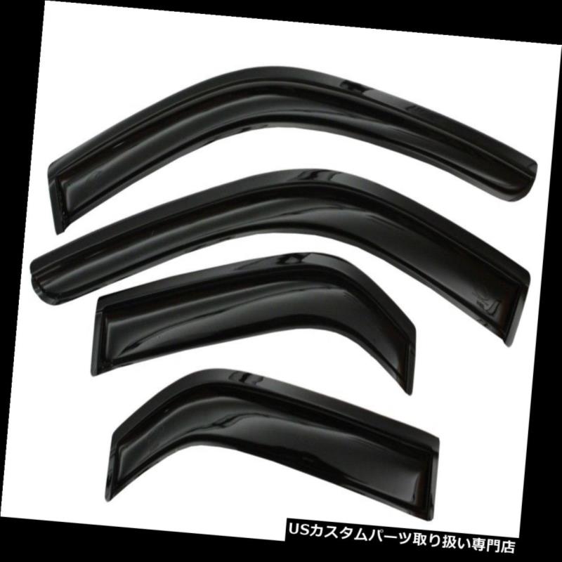 ベントバイザー ドアバイザー レインガード オートベントシェード94363 4 Pc。 サイドウィンドウの仕切りは17-18三菱ミラージュに合います Auto Ventshade 94363 4 Pc. Side Window Ventvisor fits 17-18 Mitsubishi Mirage