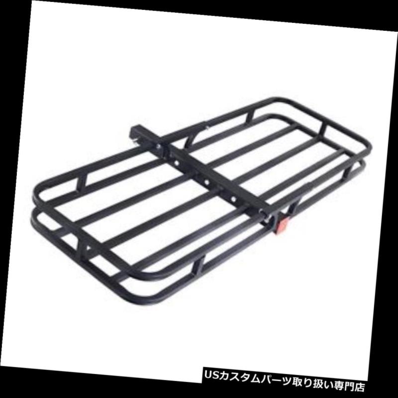 カーゴ ルーフ キャリア 500 LBSスチール貨物キャリア荷物かご2 "レシーバーヒッチハウラー米国船 500 LBS Steel Cargo Carrier Luggage Basket 2" Receiver Hitch Hauler US Ship