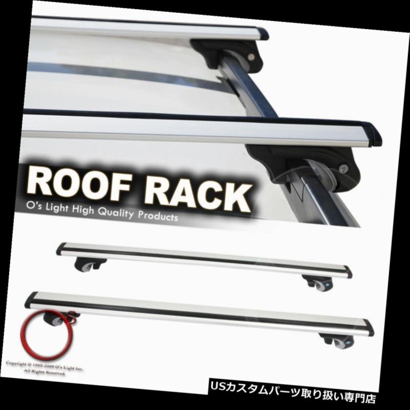 カーゴ ルーフ キャリア ルーフトップラック貨物旅行荷物エアロクロスバーセット盗難防止 ROOF TOP RACK CARGO TRAVEL LUGGAGE AERODYNAMIC CROSSBAR SET ANTI-THEFT