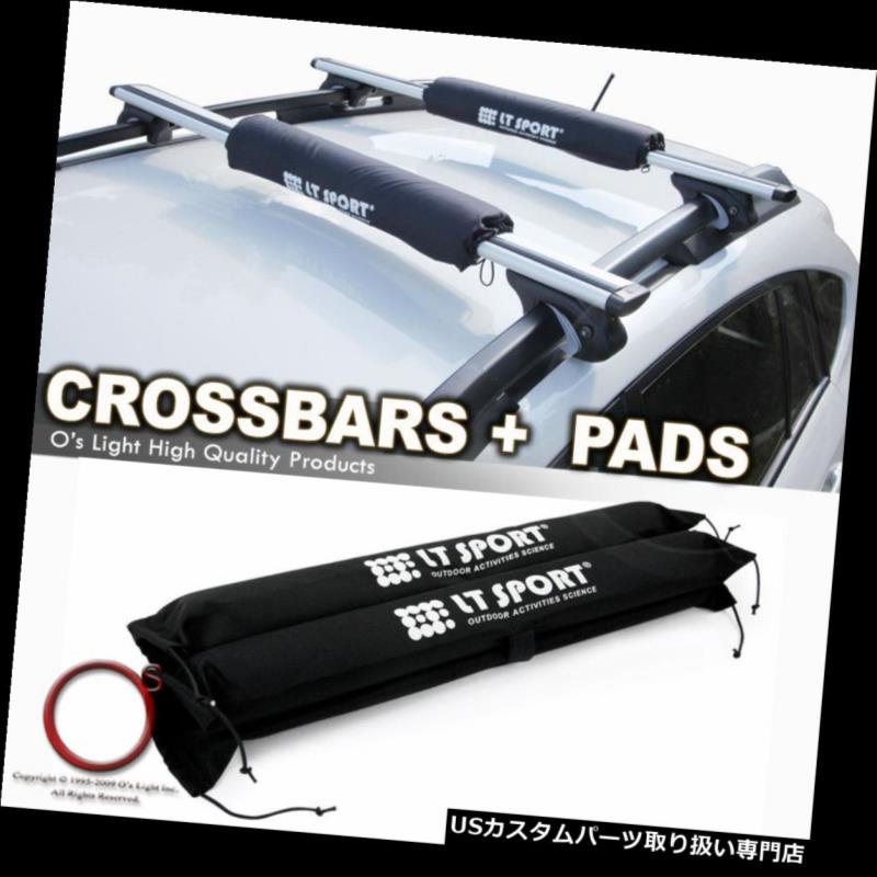 カーゴ ルーフ キャリア ヘビーデューティールーフトップマウントラックエアロダイナミッククロスバーキャリー+プロテクションパッド HEAVY DUTY ROOF TOP MOUNT RACK AERODYNAMIC CROSSBAR CARRIER + PROTECTION PAD