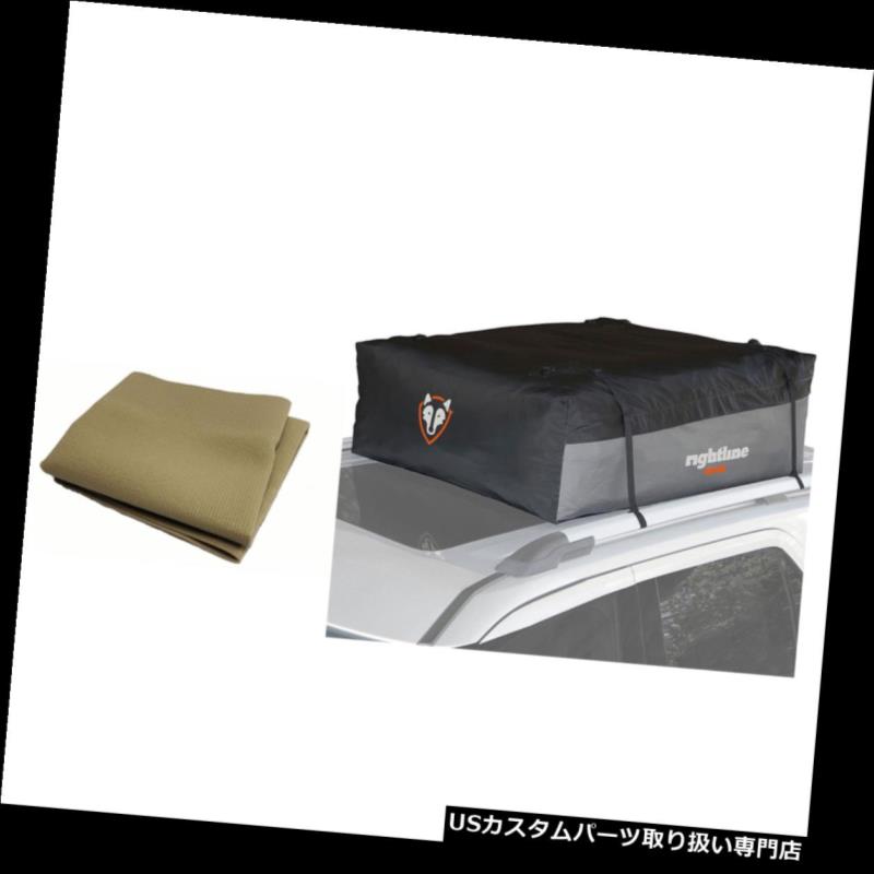 カーゴ ルーフ キャリア Rightline Gear防水スポーツ3 Car Top Carrier＆amp; A 貨物用ルーフトップパッド Rightline Gear Waterproof Sport 3 Car Top Carrier &amp; Roof Top Pad for Cargo