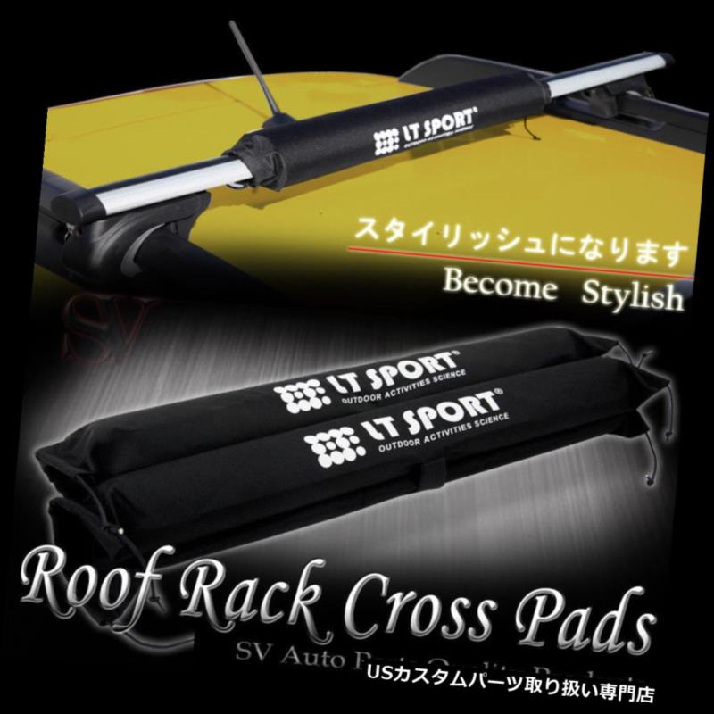 TOYOTA ROOF TOP RACK CROSSBARS FOR KAYAK SKI BIKE ATTACHMENT CARRIER +PAD COMBO