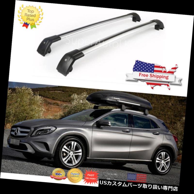 カーゴ ルーフ キャリア メルセデスベンツGLA 2014 - 2018ルーフラッククロスバー荷物キャリアのFIT FIT For Mercedes Benz GLA 2014 -2018 Roof Rack crossbar Luggage Carrier