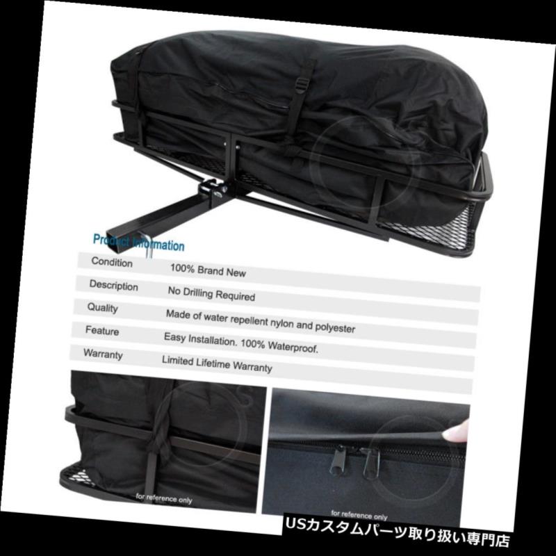 カーゴ ルーフ キャリア テールヒッチマウントラック荷物かごカーゴキャリアーストレージ ポルシェ用バッグ Tail Hitch Mount Rack Luggage Basket Cargo Carrier Storage & Bag For Porsche