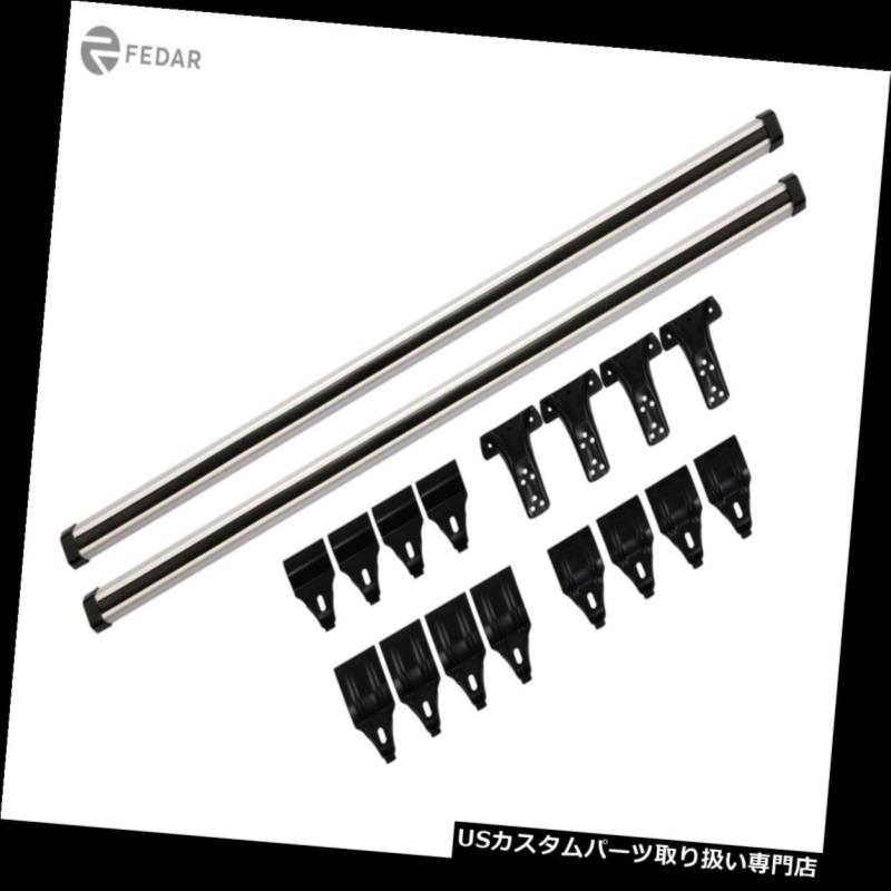 カーゴ ルーフ キャリア ユニバーサル調整可能SUVトップルーフラッククロスバーカーゴキャリア Universal Adjustable SUV Top Roof Rack Cross Bar Cargo Carrier