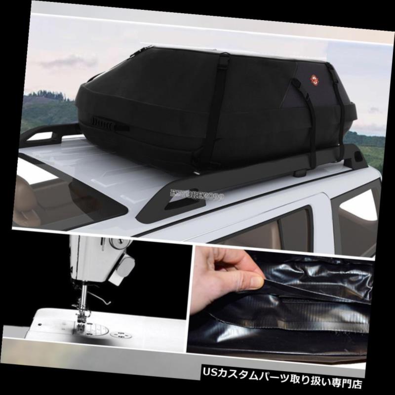 カーゴ ルーフ キャリア ポータブルカールーフトップカーゴ防水キャリアバッグ荷物トラベルラック収納 Portable Car Roof Top Cargo Waterproof Carrier Bag Luggage Travel Rack Storage