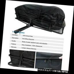 カーゴ ルーフ キャリア テールヒッチマウントラック荷物かごカーゴキャリアーストレージ フォード用バッグ Tail Hitch Mount Rack Luggage Basket Cargo Carrier Storage &amp; Bag For Ford