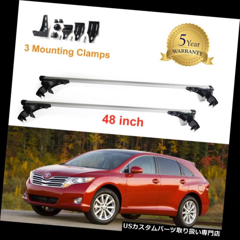 For Toyota Venza 2009 2010 2011 Car Roof Cross Bar Cargo Luggage Carrier Rack USカテゴリUSカーゴ、ルーフ キャリア状態新品メーカーToyota車種Venza発送詳細送料一律 1000円（※北海道、沖縄、離島は省く）商品詳細輸入商品の為、英語表記となります。 Condition: New Type: Carrier Rack Material: lightweight aluminum, high strength Brand: Autofather Cross Bar Dimension: approx 120cm*3.5cm*3cm Manufacturer Part Number: Does Not Apply Load Capacity: 150LBS Warranty: 5 Year Roof rack type: universal roof rack Color: silver & black Roof racks length :: 48" 120cm. UPC: Does not apply※以下の注意事項をご理解頂いた上で、ご入札下さい※■海外輸入品の為、NC,NRでお願い致します。■フィッテングや車検対応の有無については、基本的に画像と説明文よりお客様の方にてご判断をお願いしております。■USパーツは国内の純正パーツを取り外した後、接続コネクタが必ずしも一致するとは限らず、加工が必要な場合もございます。■商品説明文中に英語にて”保障”に関する記載があっても適応はされませんので、ご理解ください。■到着より7日以内のみ保証対象とします。ただし、取り付け後は、保証対象外となります。■商品の配送方法や日時の指定頂けません。■お届けまでには、2〜3週間程頂いております。ただし、通関処理や天候次第で多少遅れが発生する場合もあります。■商品落札後のお客様のご都合によるキャンセルはお断りしておりますが、落札金額の30％の手数料をいただいた場合のみお受けする場合があります。■他にもUSパーツを多数出品させて頂いておりますので、ご覧頂けたらと思います。■USパーツの輸入代行も行っておりますので、ショップに掲載されていない商品でもお探しする事が可能です!!お気軽にお問い合わせ下さい。&nbsp;