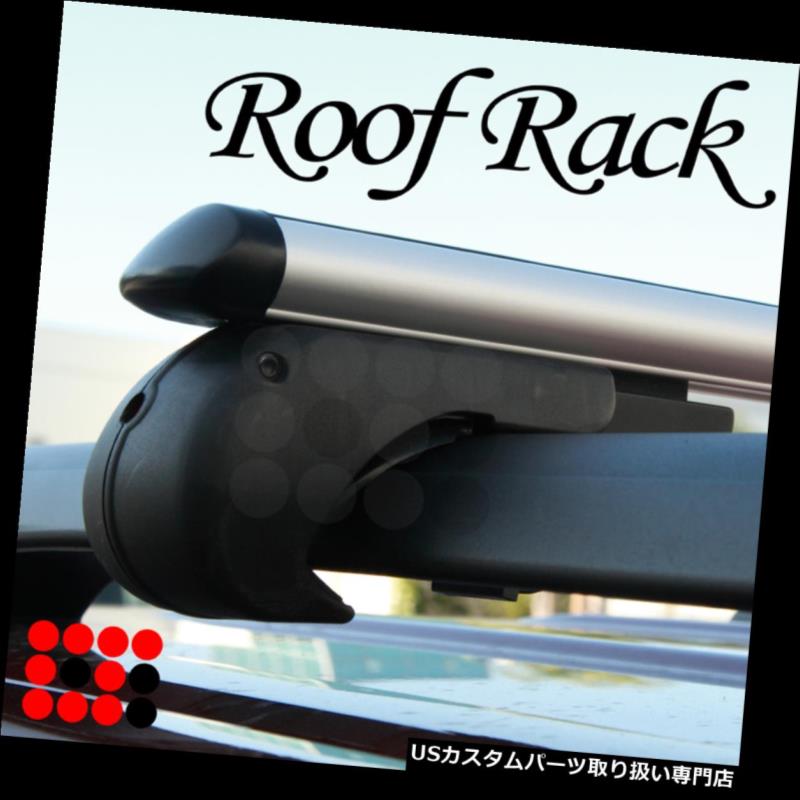 カーゴ ルーフ キャリア シボレーユーティリティアルミルーフラッククロスバー荷物キャリアセット+キーロック Chevrolet Utility Aluminum Roof Rack Cross Bars Luggage Carrier Set + Key Lock