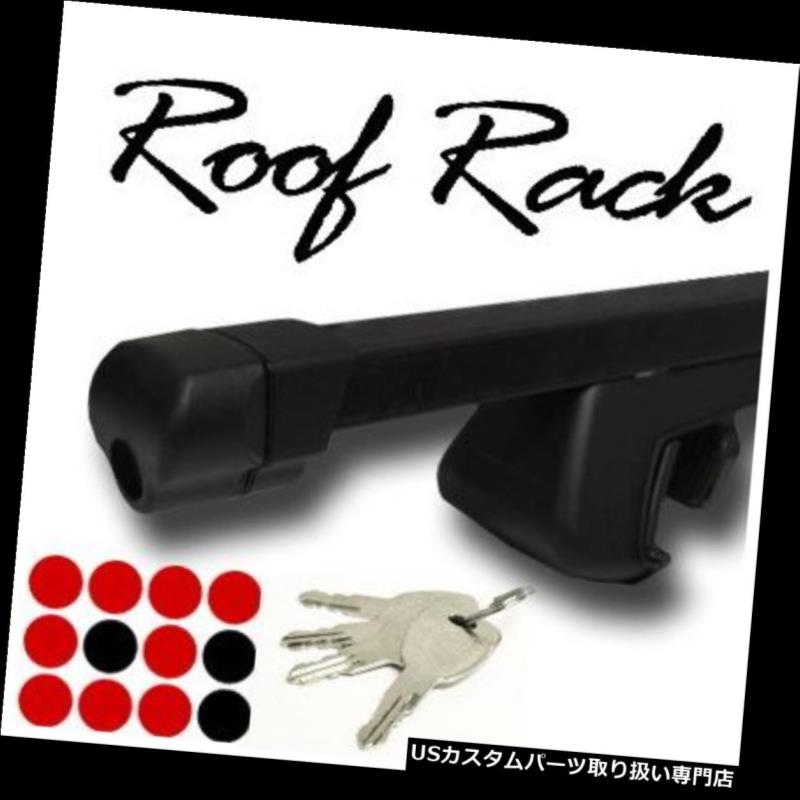 カーゴ ルーフ キャリア ダッジユーティリティ屋上ルーフラッククロスバー荷物キャリアセットキーロック Dodge Utility Rooftop Roof Rack Cross Bars Luggage Carrier Set with Key Lock
