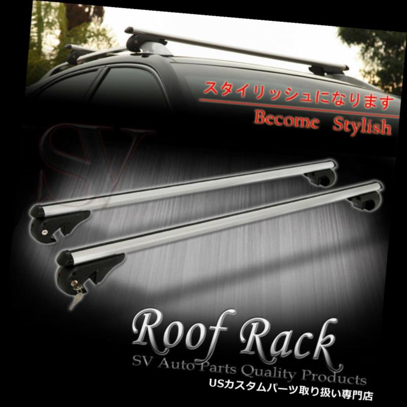 カーゴ ルーフ キャリア スズキルーフトップラックシルバークロスバー+ロック S KAYAKスキーバイクアタッチメント用キット SUZUKI ROOF TOP RACK SILVER CROSSBARS+LOCKS KIT FOR KAYAK SKI BIKE ATTACHMENT