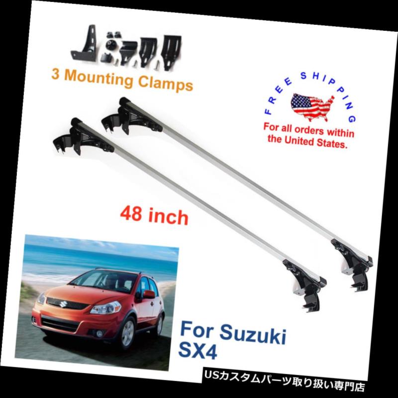 カーゴ ルーフ キャリア スズキSX4 2007-2011のアップグレード車の屋根の上の貨物荷物キャリアクロスバー米国 Upgrade For Suzuki SX4 2007-2011 Car Roof Top Cargo Luggage Carrier Cross Bar US