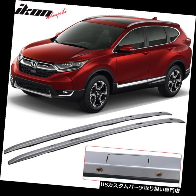 カーゴ ルーフ キャリア 17-18ホンダCRV OEファクトリースタイルルーフラッククロスバーアルミシルバーにフィット Fits 17-18 Honda CRV OE Factory Style Roof Rack Cross Bar Aluminum Silver