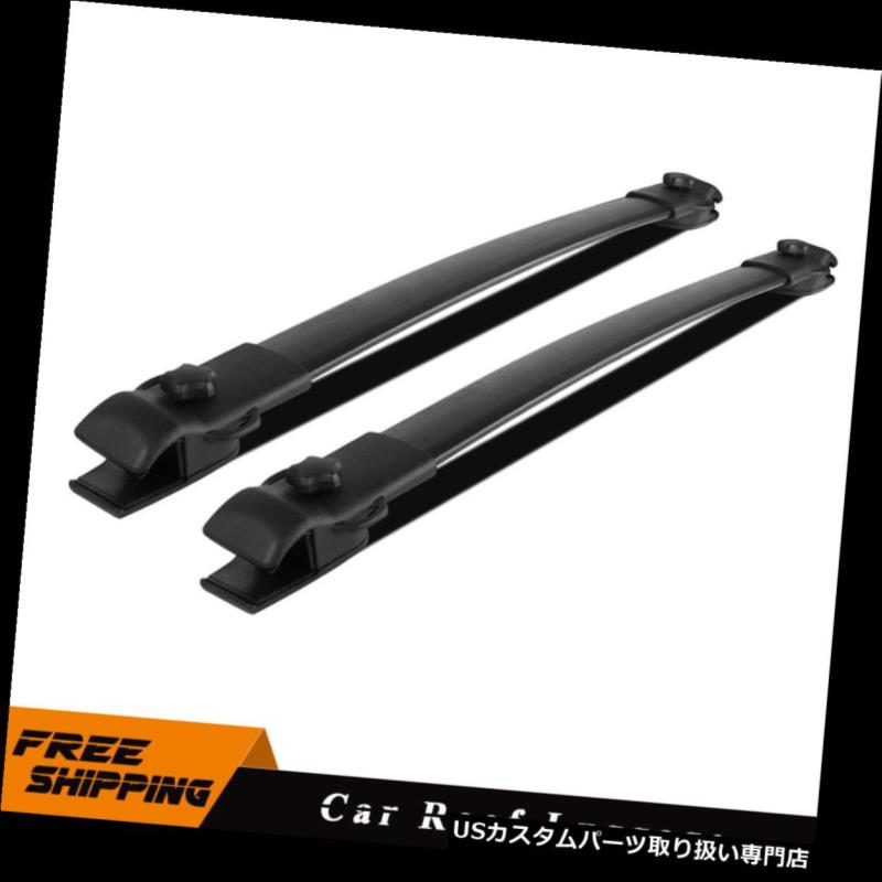 カーゴ ルーフ キャリア 11-18トヨタアルミ車の屋根の上の十字のキャリアバーの荷物の貨物棚のため For 11-18 Toyota Aluminum Car Roof Top Cross Carrier Bar Luggage Cargo Rack