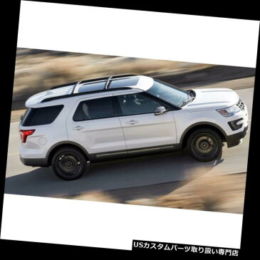 カーゴ ルーフ キャリア 2011-2015フォードエクスプローラールーフレールラッククロスバーカーゴキャリアOEスタイル For 2011-2015 Ford Explorer Roof Rail Rack Cross Bars Cargo Carrier OE Style