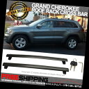 カーゴ ルーフ キャリア 11-18用グランドチェロキールーフラッククロスバー荷物OEスタイルブラックキーロック For 11-18 Grand Cheroke...