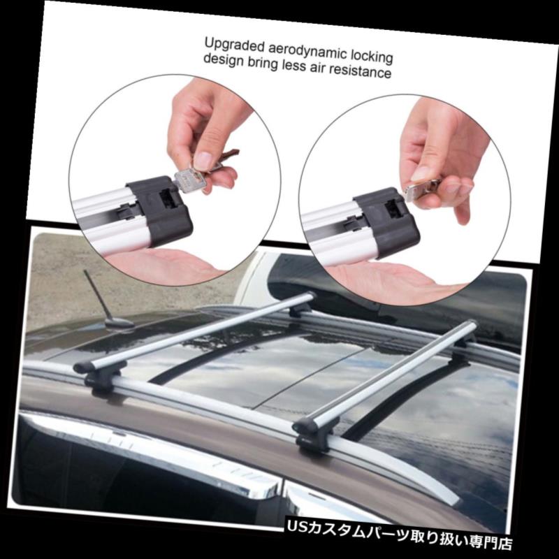 カーゴ ルーフ キャリア 新しいユニバーサルカートップルーフクロスバー荷物貨物キャリアラックSUVクランプ。 New Universal Car Top Roof Cross Bar Luggage Cargo Carrier Rack SUV Clamp.