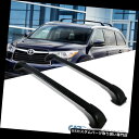 カーゴ ルーフ キャリア フィット14-18トヨタハイランダーLEルーフトップアルミラッククロスバー荷物キャリア Fit 14-18 Toyota Highla...