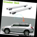 カーゴ ルーフ キャリア 1SETプラスチック+アルミ umアロイルーフクロスバーラゲッジラック(トヨタ用)RAV-4 1996-12 1SET Plastic+Aluminum Alloy Roof Cross Bar Luggage Rack for Toyota RAV-4 1996-12
